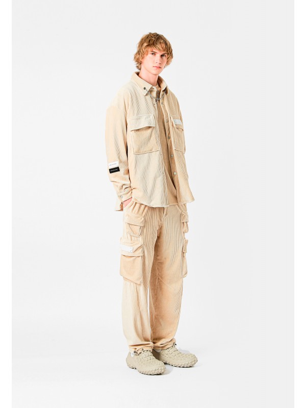 TEDDY OVERSHIRT WITH CHAIN