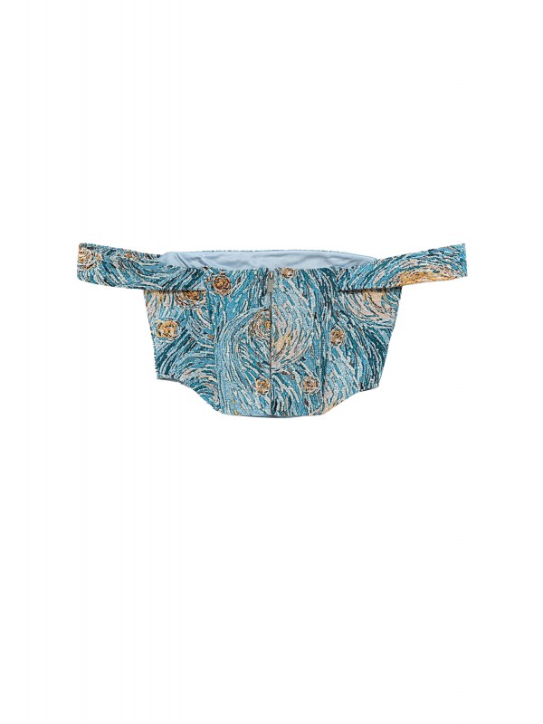 MWM TAPESTRY DENIM TOP