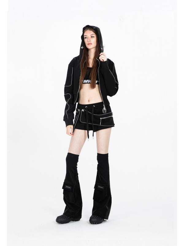 MWM TRACK SHORTS WITH REFLECTIVE DETAIL