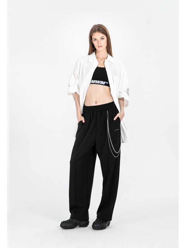 PANTALÓN DE PUNTO MWM CON CADENA