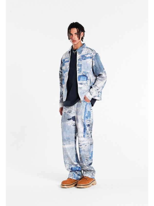 PANTALÓN VAQUERO MWM EFECTO DESGASTADO