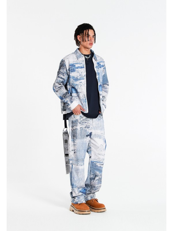 PANTALÓN VAQUERO MWM EFECTO DESGASTADO