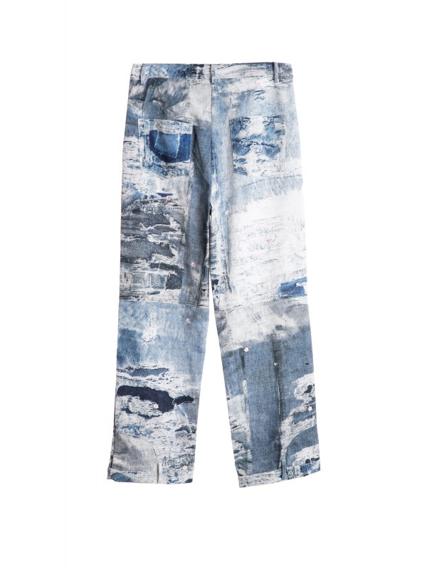 PANTALÓN VAQUERO MWM EFECTO DESGASTADO