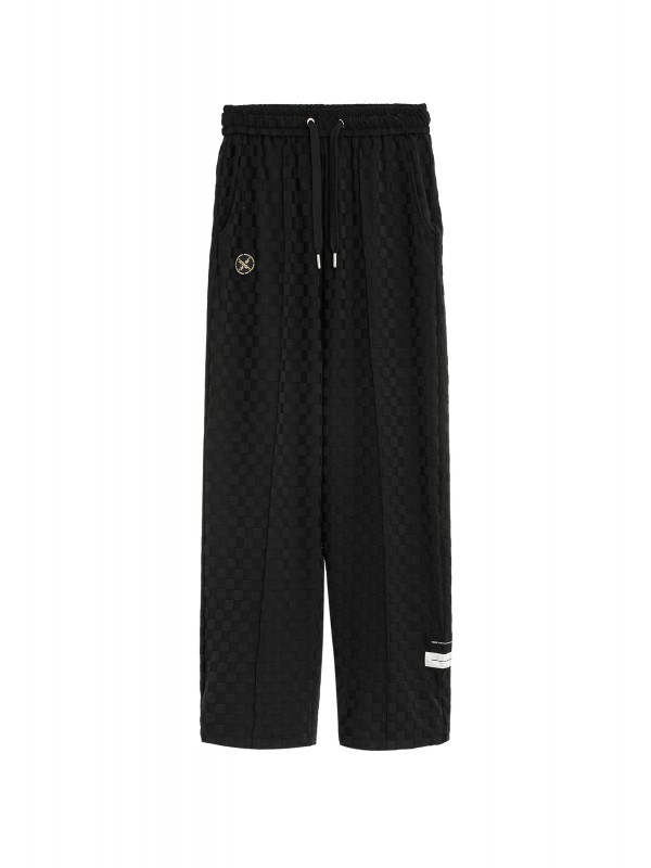 PANTALÓN MWM TEJIDO SUAVE CON ESTAMPADO DE CUADROS