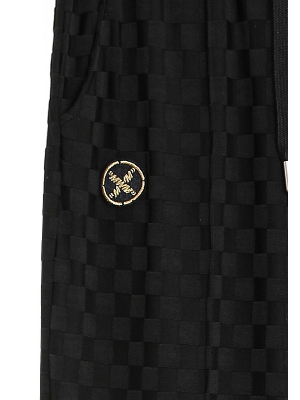 PANTALÓN MWM TEJIDO SUAVE CON ESTAMPADO DE CUADROS