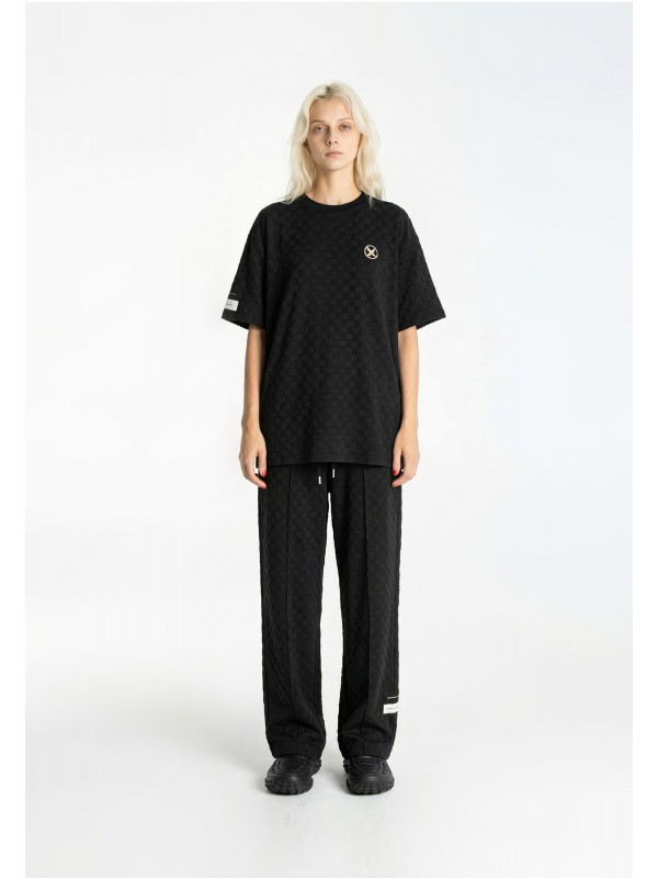 PANTALÓN MWM TEJIDO SUAVE CON ESTAMPADO DE CUADROS