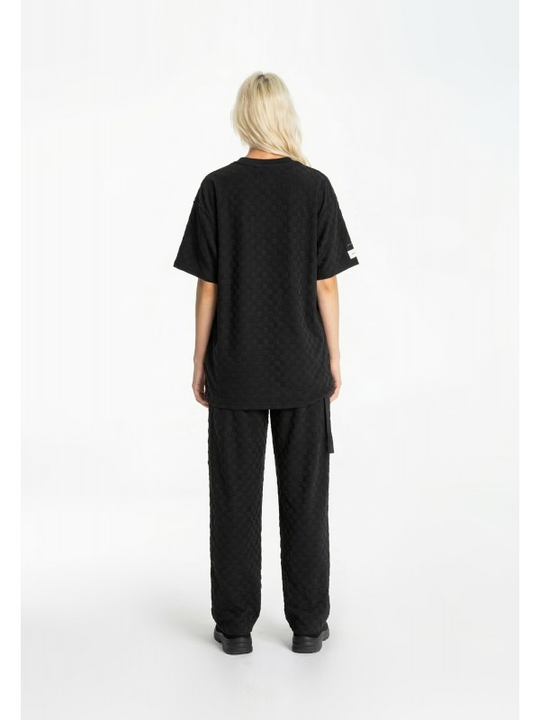 PANTALÓN MWM TEJIDO SUAVE CON ESTAMPADO DE CUADROS