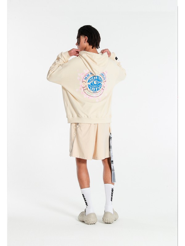 SUDADERA CON CAPUCHA MWM FLOR DE ALMENDRO
