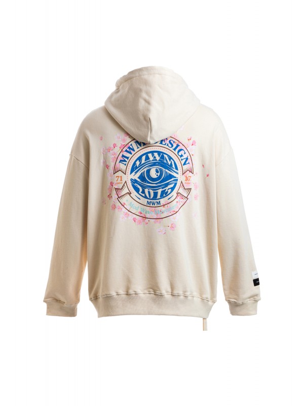 SUDADERA CON CAPUCHA MWM FLOR DE ALMENDRO