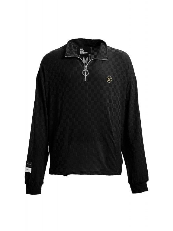 MWM SQUARE PATTERN SOFT FABRIC JACKET