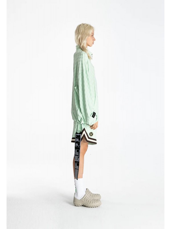 CHAQUETA MWM TEJIDO SUAVE CON ESTAMPADO DE CUADROS