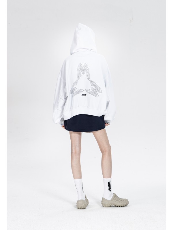 SUDADERA CON CAPUCHA LOGO MWM