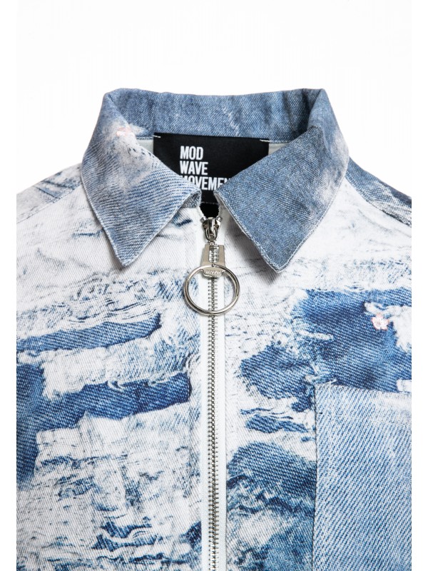 CHAQUETA VAQUERA MWM EFECTO DESGASTADO