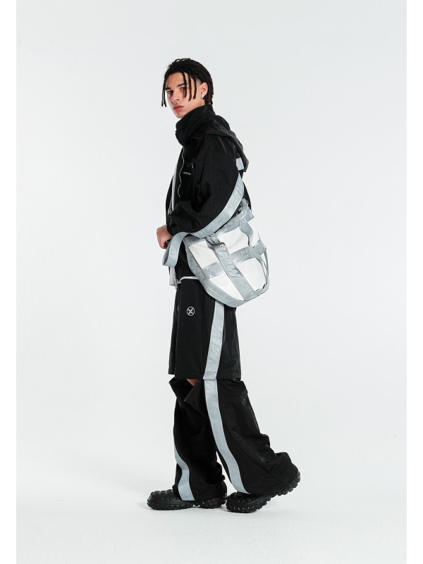 MWM FAUX LEATHER TOTE BAG