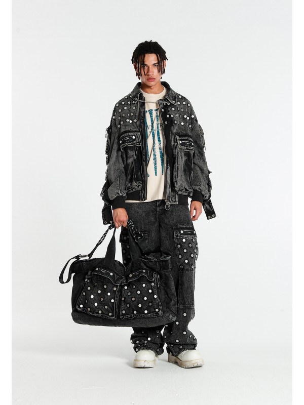 BOLSO VAQUERO MWM CON BOTONES METÁLICOS