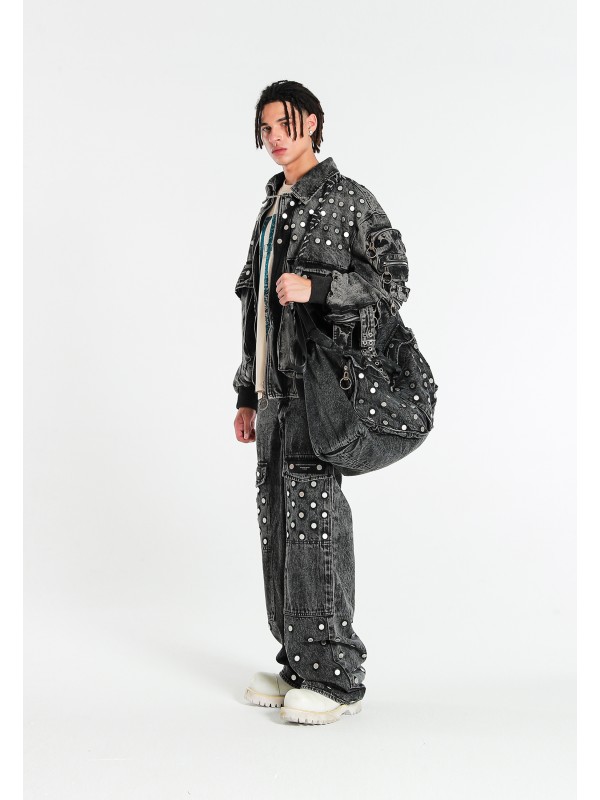 BOLSO VAQUERO MWM CON BOTONES METÁLICOS