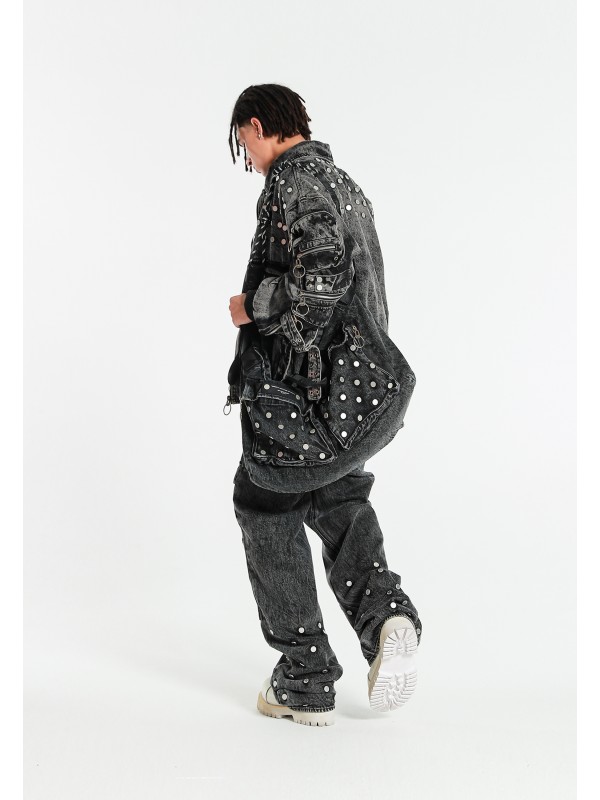 BOLSO VAQUERO MWM CON BOTONES METÁLICOS