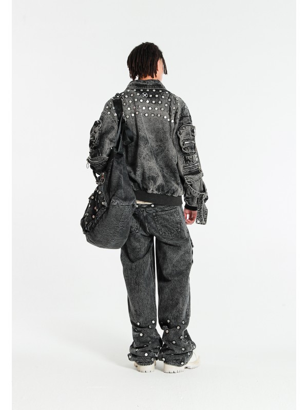 BOLSO VAQUERO MWM CON BOTONES METÁLICOS