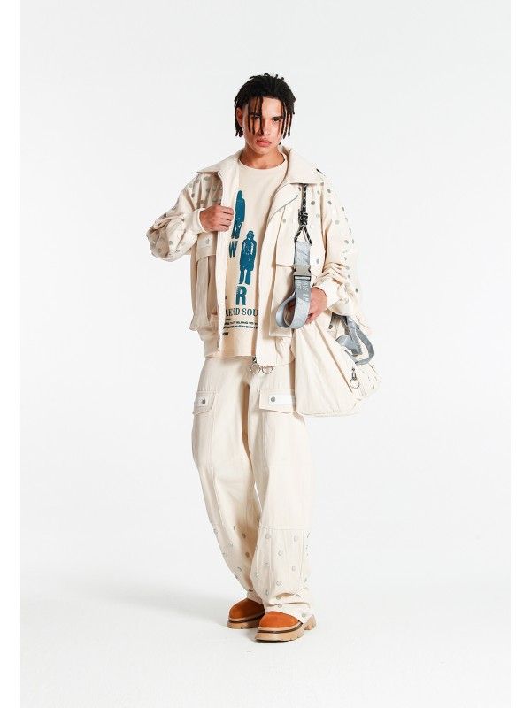 BOLSO VAQUERO MWM CON BOTONES METÁLICOS