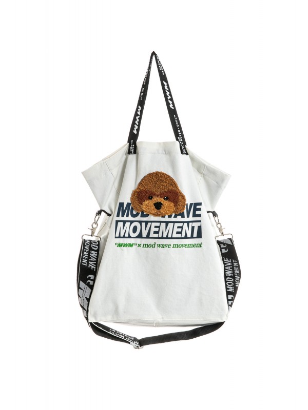 MWM TEDDY DOG TOTE BAG