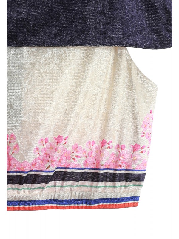 MWM ALMOND BLOSSOM CROP TOP