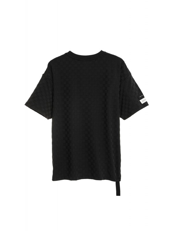 CAMISETA MWM TEJIDO SUAVE CON ESTAMPADO DE CUADROS