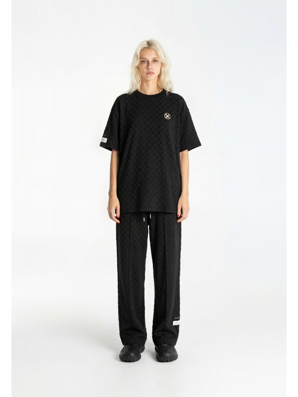 CAMISETA MWM TEJIDO SUAVE CON ESTAMPADO DE CUADROS