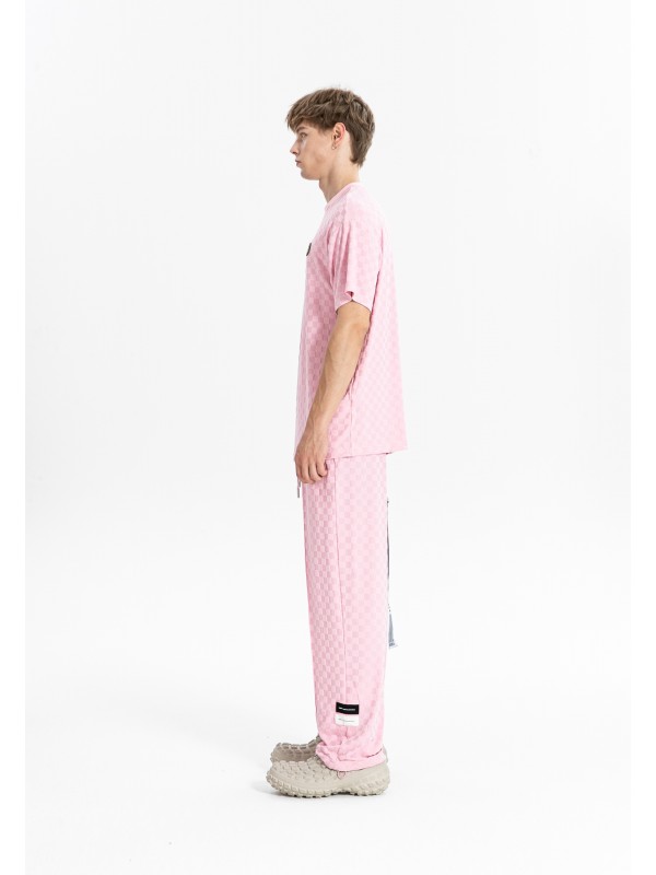 CAMISETA MWM TEJIDO SUAVE CON ESTAMPADO DE CUADROS