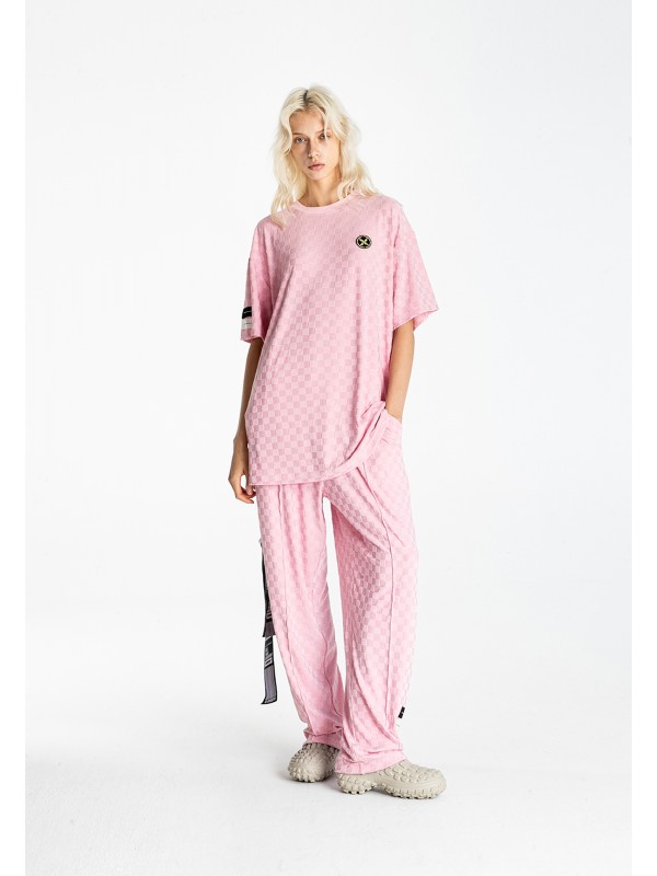 CAMISETA MWM TEJIDO SUAVE CON ESTAMPADO DE CUADROS