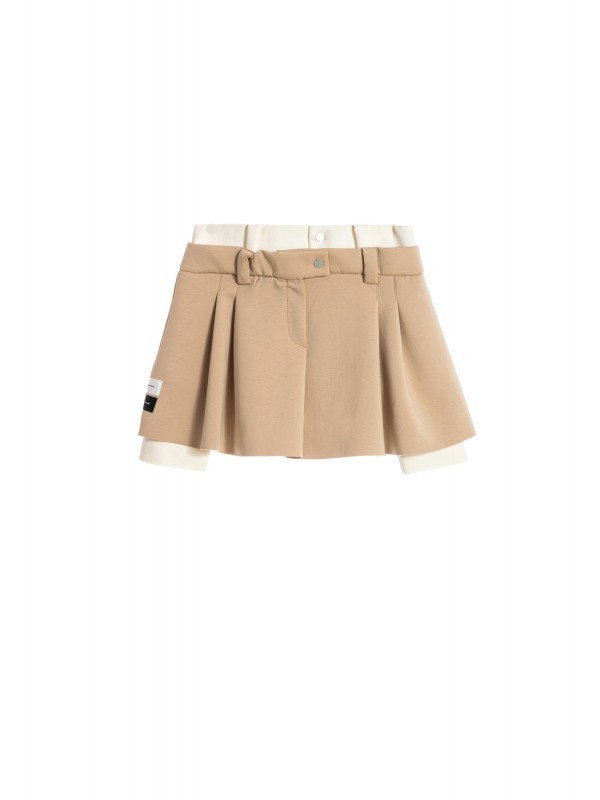 MWM DOUBLE WAISTBAND KNIT SKIRT