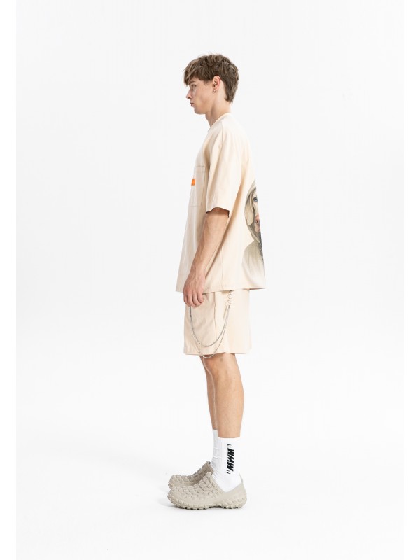 MWM CHAIN DETAIL SHORTS