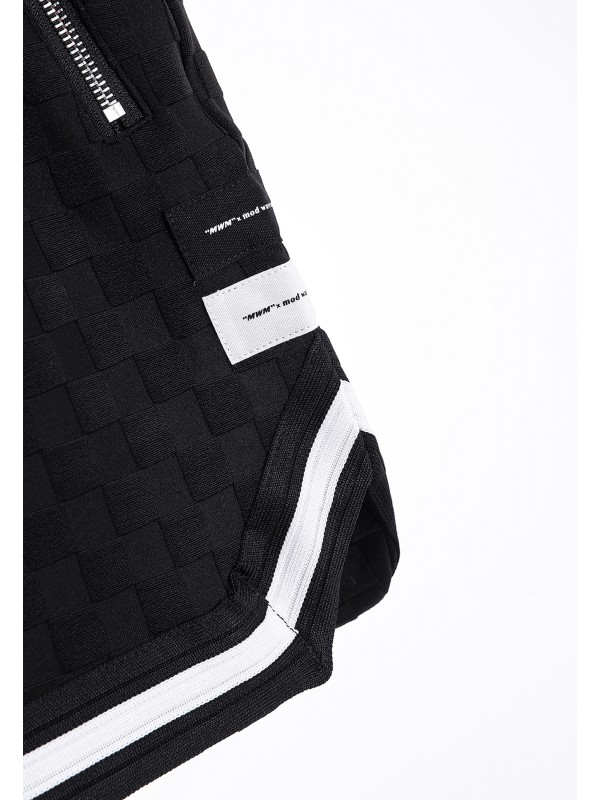 BERMUDA MWM TEJIDO SUAVE CON ESTAMPADO DE CUADROS