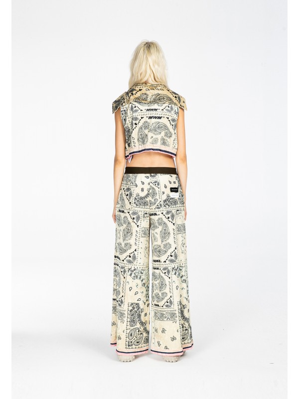 PANTALÓN PALAZZO BANDANA MWM