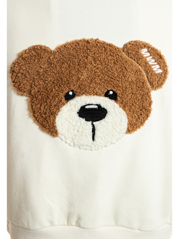 MWM TEDDY BEAR CROPPED JACKET
