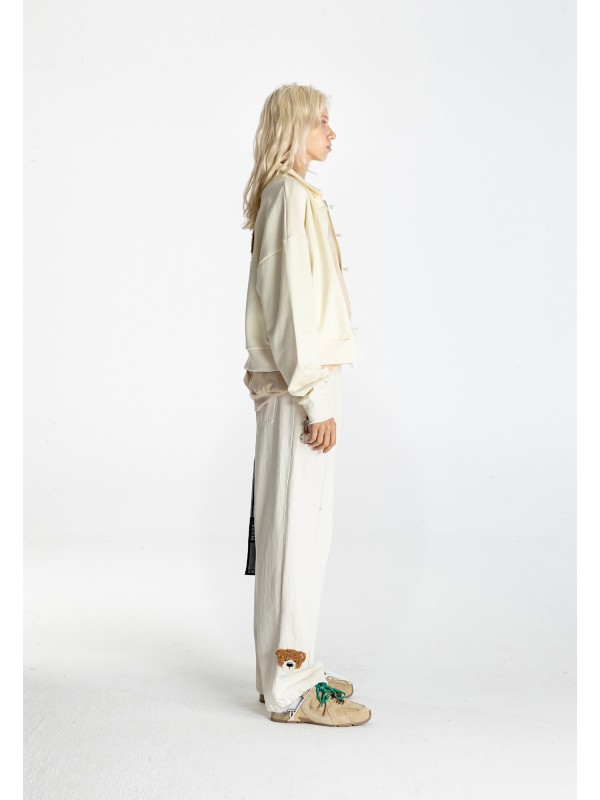 MWM TEDDY BEAR CROPPED JACKET