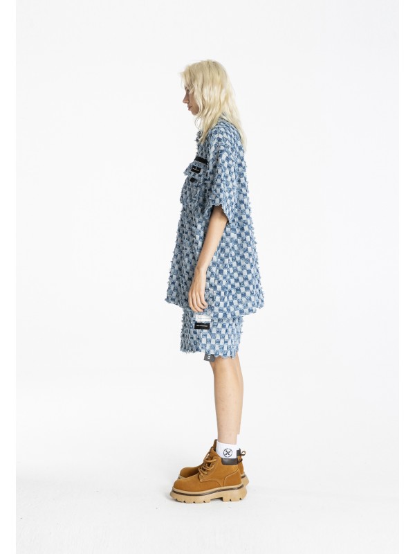 CAMISA VAQUERA DE CUADROS OVERSIZE MWM