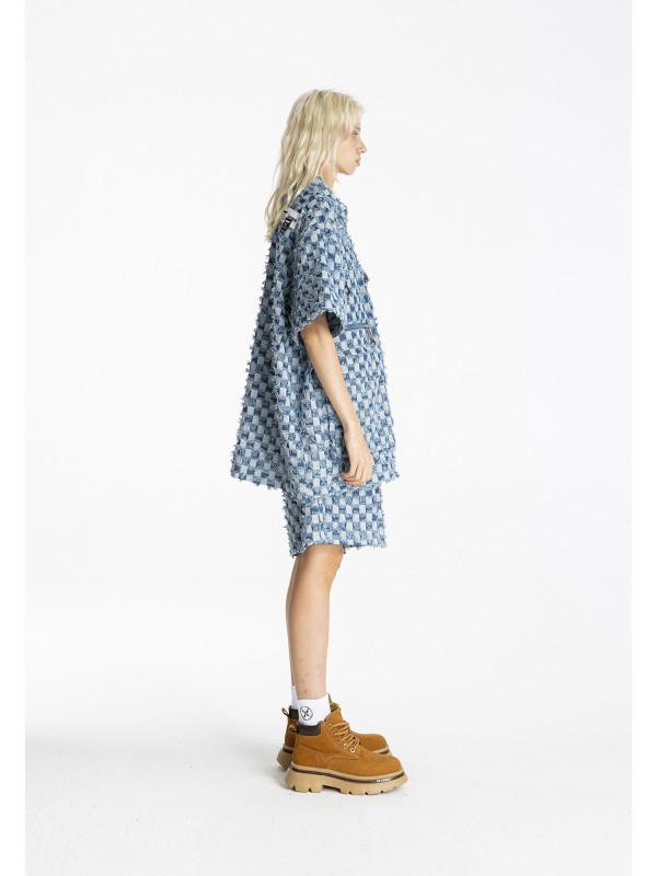 CAMISA VAQUERA DE CUADROS OVERSIZE MWM