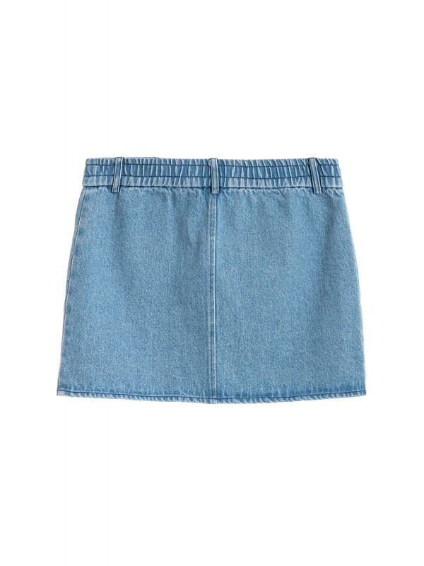 MINI FALDA VAQUERA MWM CON DETALLE DE BOTONES