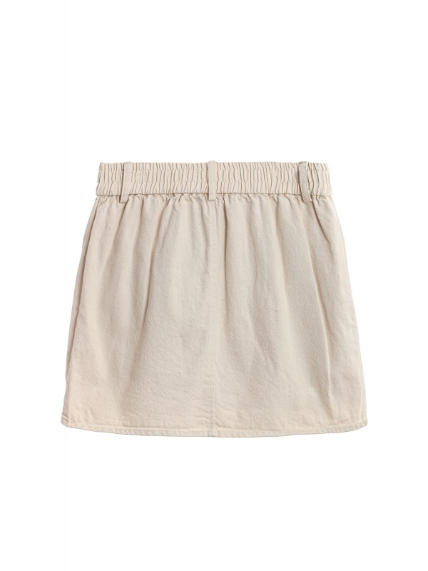 MINI FALDA VAQUERA MWM CON DETALLE DE BOTONES