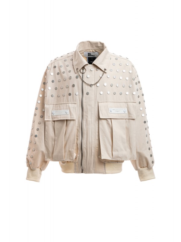 CHAQUETA VAQUERA OVERSIZE MWM CON DETALLE DE BOTONES