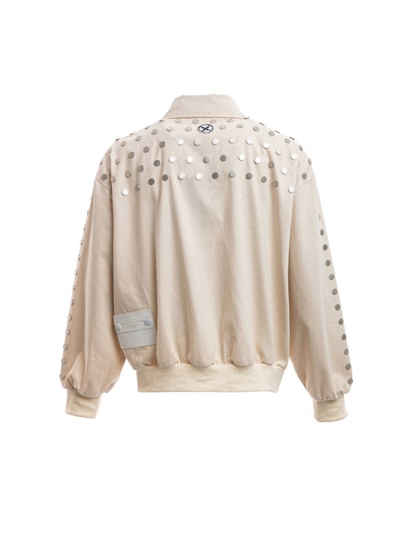 CHAQUETA VAQUERA OVERSIZE MWM CON DETALLE DE BOTONES