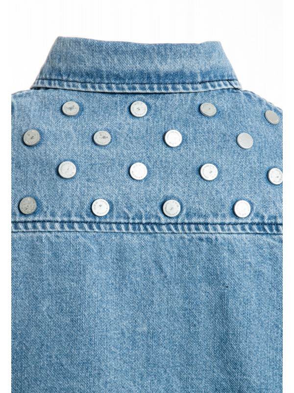 MWM CROPPED DENIM OVERSHIRT