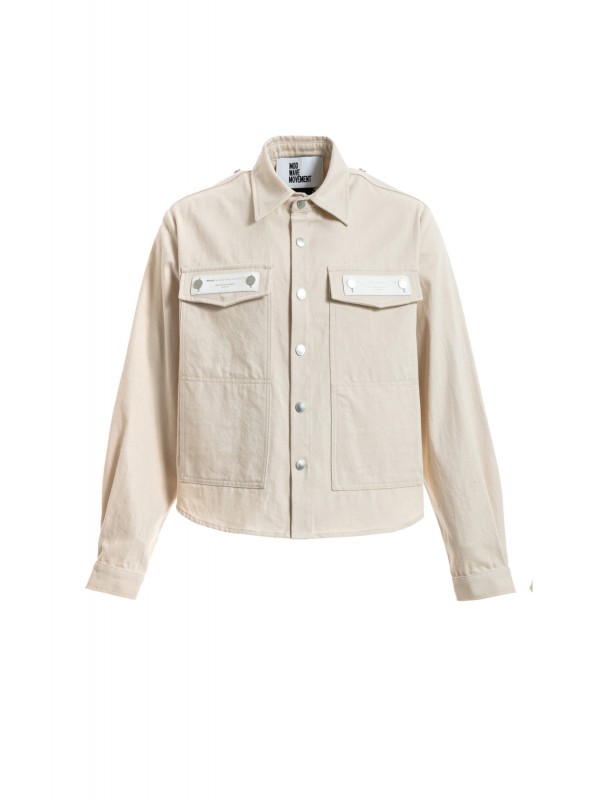 MWM CROPPED DENIM OVERSHIRT