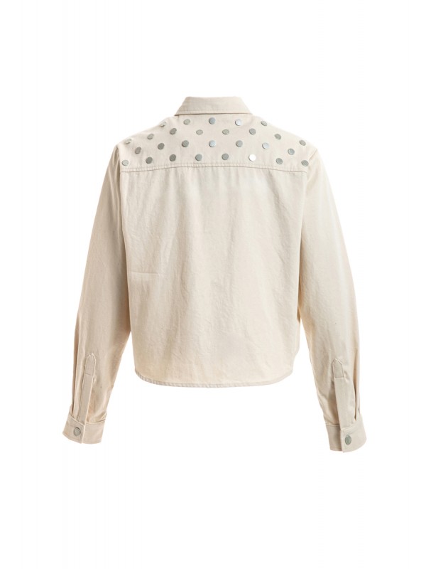 MWM CROPPED DENIM OVERSHIRT