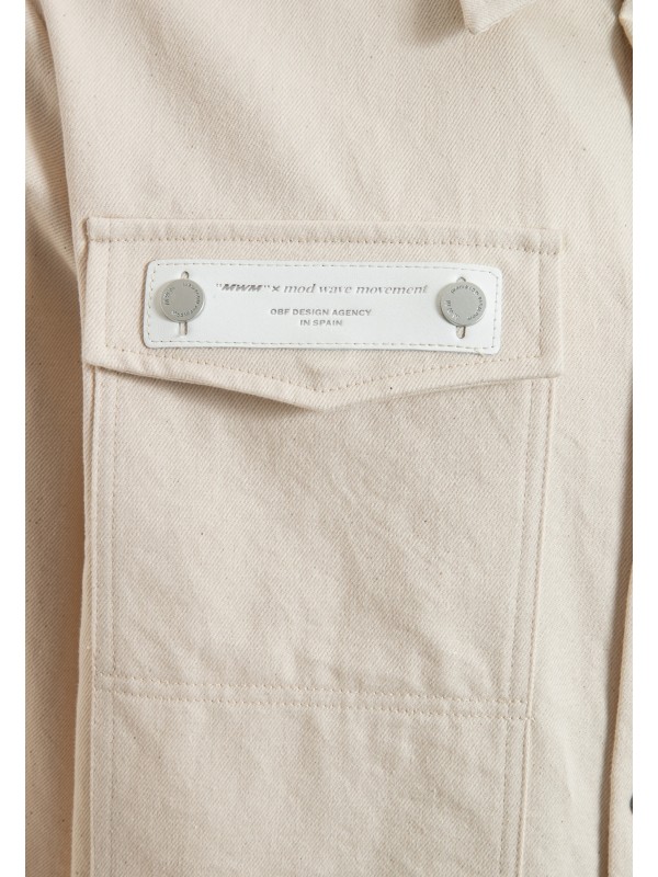 MWM CROPPED DENIM OVERSHIRT