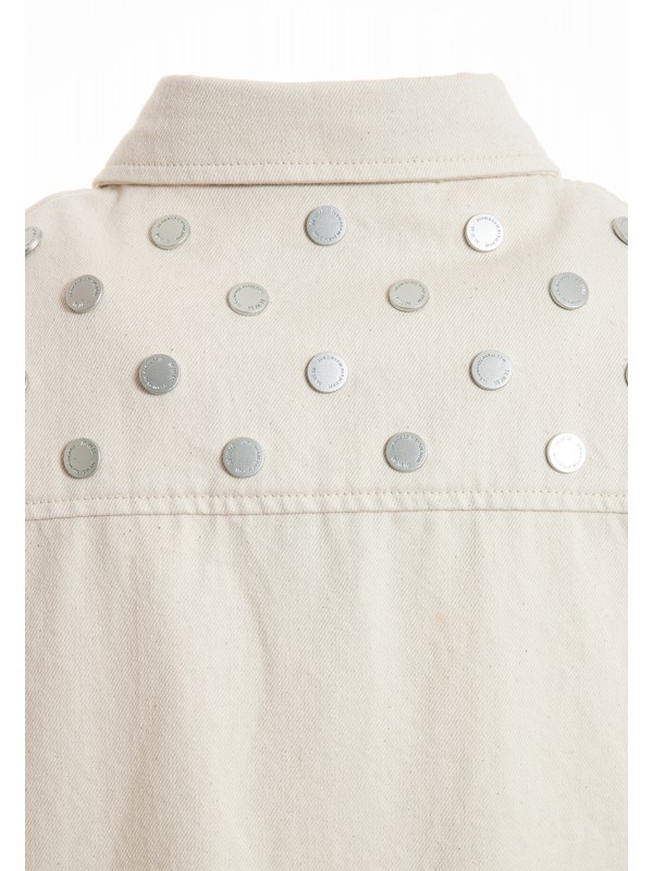 MWM CROPPED DENIM OVERSHIRT