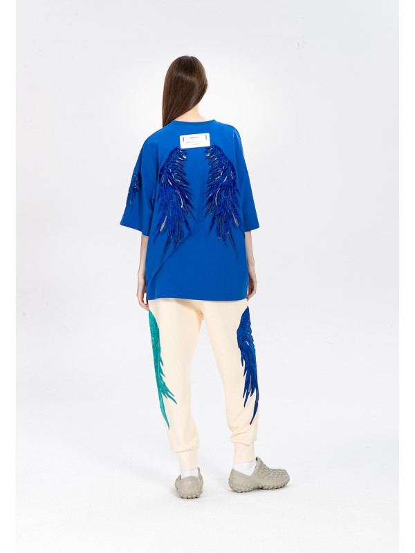 MWM EMBROIDERED WINGS PANTS