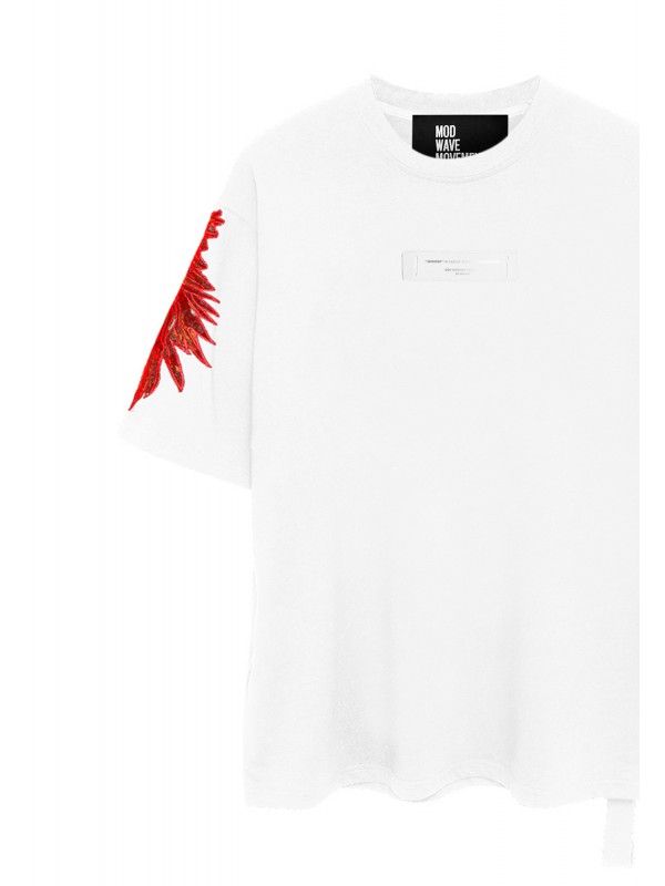 MWM EMBROIDERED WINGS T-SHIRT