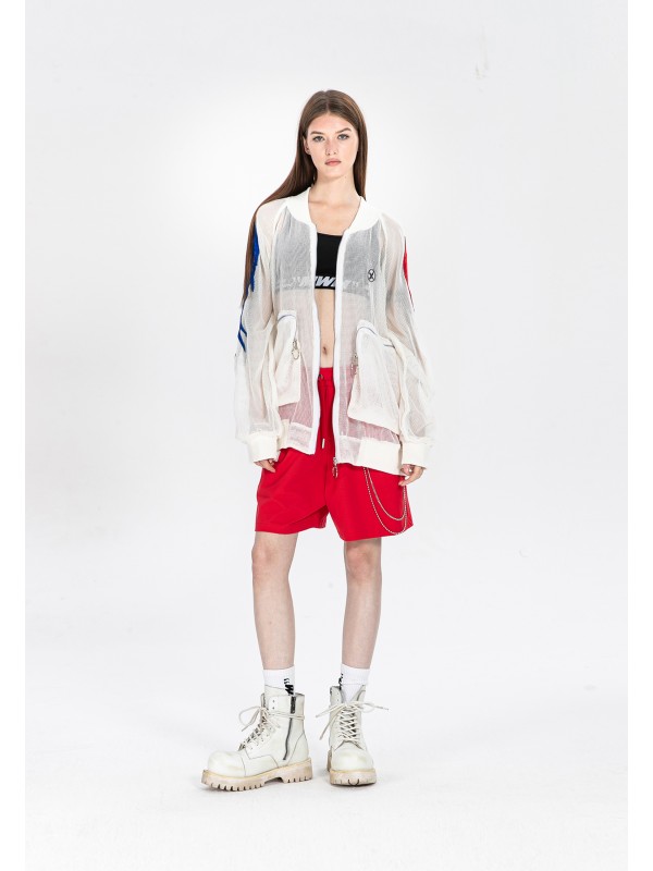 CHAQUETA DE MALLA MWM ALAS BORDADAS