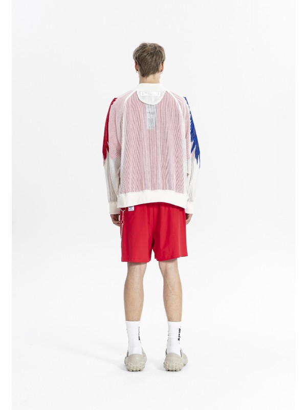 CHAQUETA DE MALLA MWM ALAS BORDADAS